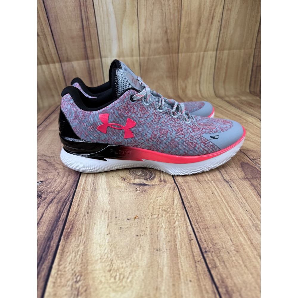 Under Armour Curry Flow 8 Rose Grey Pink Basketball Shoes Mens 9
See insoles